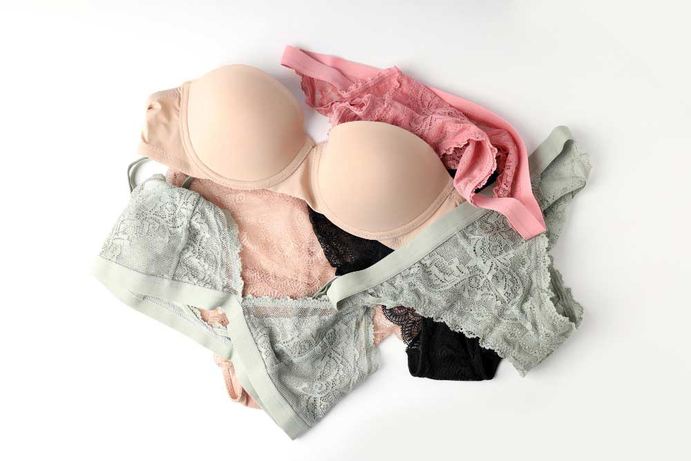 Variety of lingerie styles